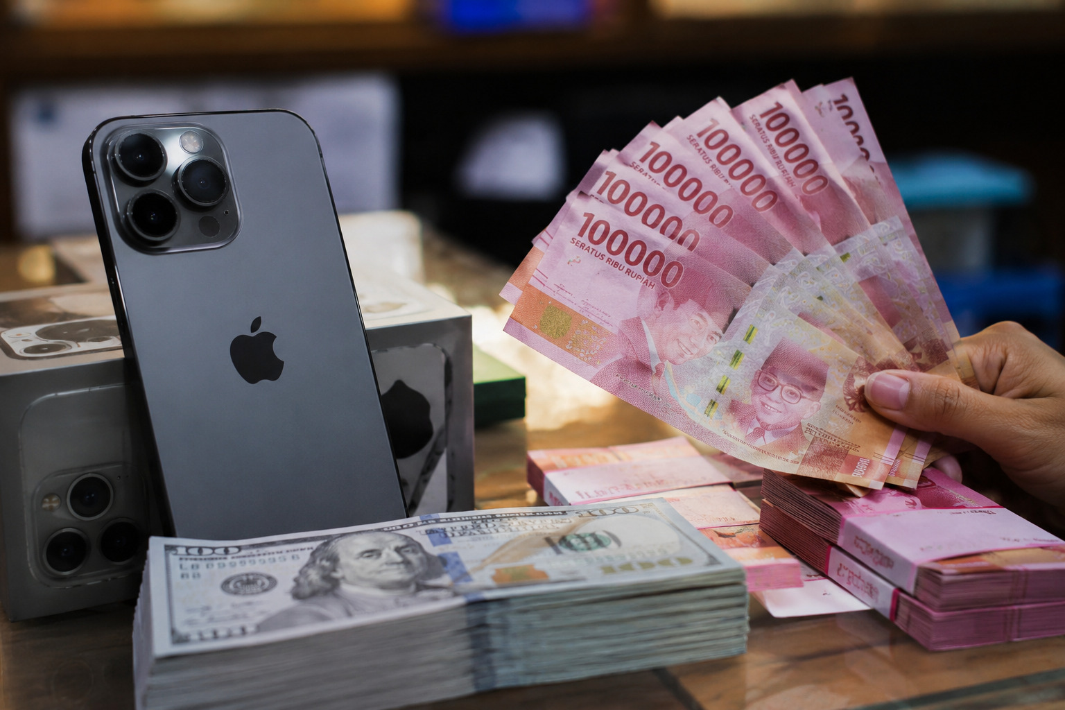 dolar AS Rp18.000